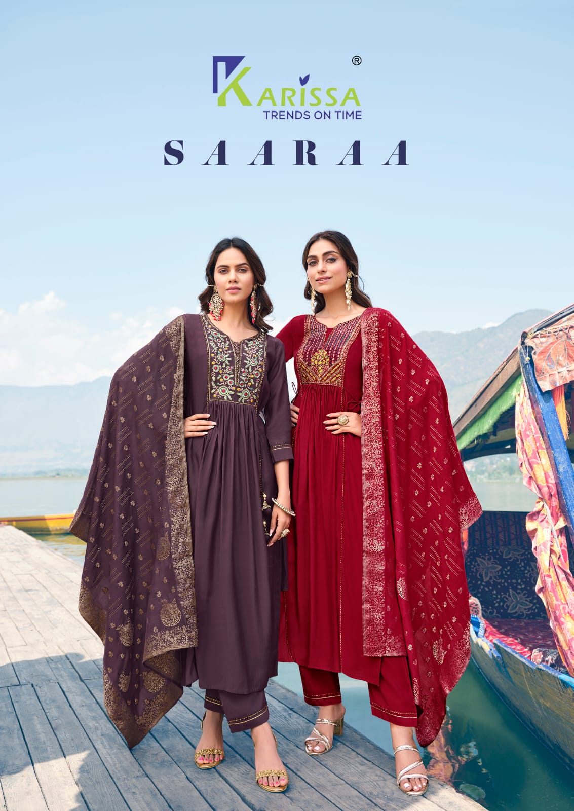 Saaraa By Karissa Heavy Designer Kurti With Bottom Dupatta Catalog